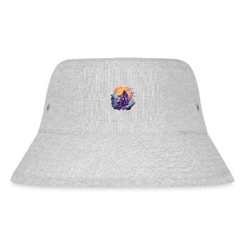 Rocker Biker Chopper - Stanley/Stella recycelter Bucket Hat - Grau meliert - Vorne
