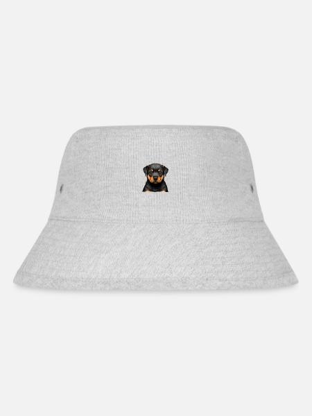 Puppy Dogs Rottweiler Dog Rottweiler Puppy - Stanley/Stella Recycled Bucket Hat - heather grey