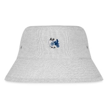 Ride or Die Merchandise - Stanley/Stella recycelter Bucket Hat - Grau meliert - Vorne