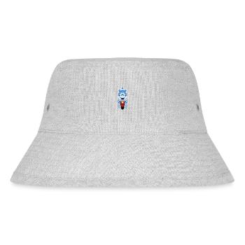 EINHORN - MOTORRAD - BIKER - KIND - BABY - FUN - Stanley/Stella recycelter Bucket Hat - Grau meliert - Vorne