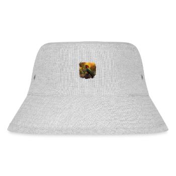 You have to protect the habitat of hummingbirds - Stanley/Stella Recycled Bucket Hat - heather grey - Front