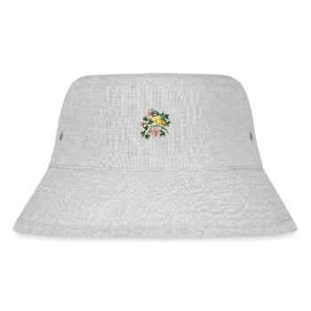 Colorful bird - Stanley/Stella Recycled Bucket Hat - heather grey - Front