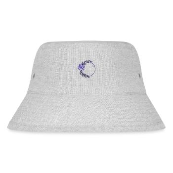 Flower Blume Pflanze - Stanley/Stella recycelter Bucket Hat - Grau meliert - Vorne