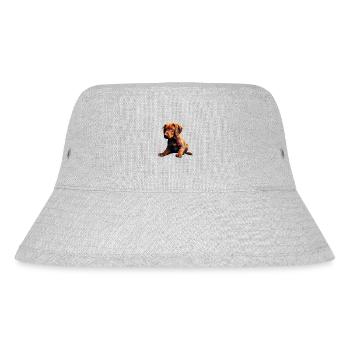 Vizsla Puppy Dog Pop Art - Bob recyclé Stanley/Stella - gris chiné - Devant