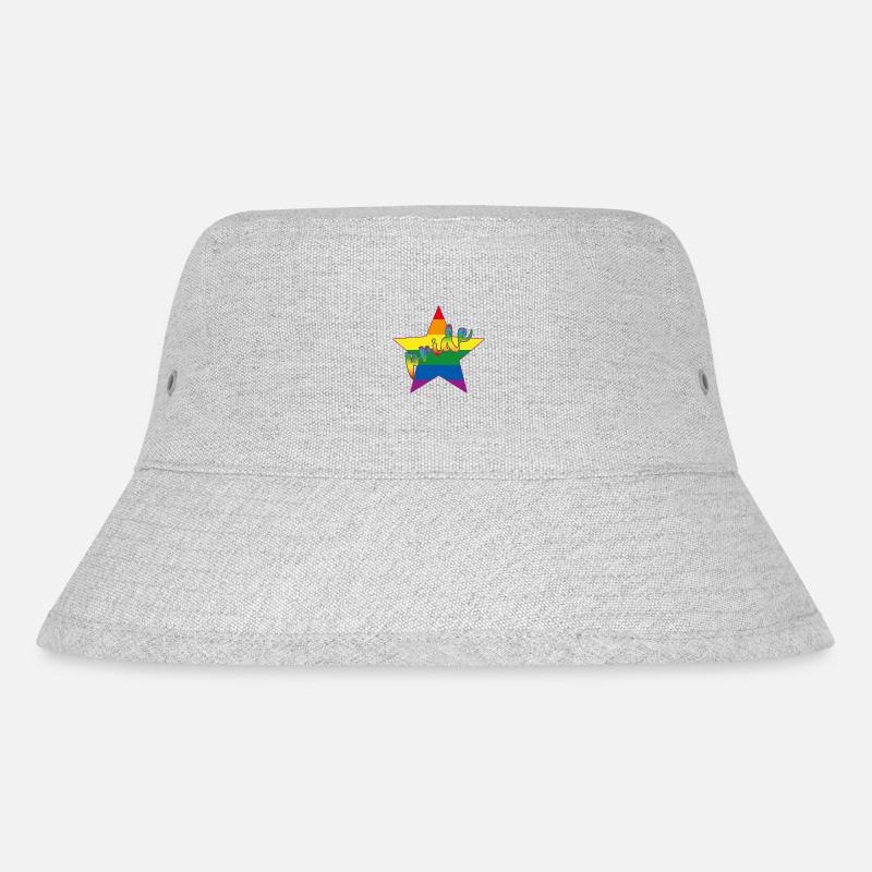 Rainbow Star Pride - Bob recyclé Stanley/Stella - gris chiné