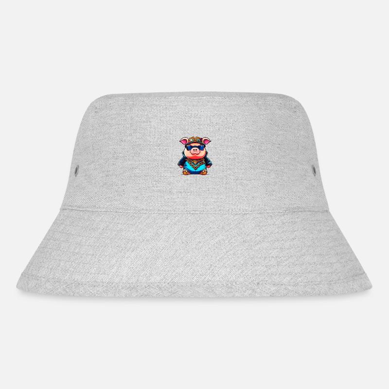 Cochon cool - Bob recyclé Stanley/Stella - gris chiné