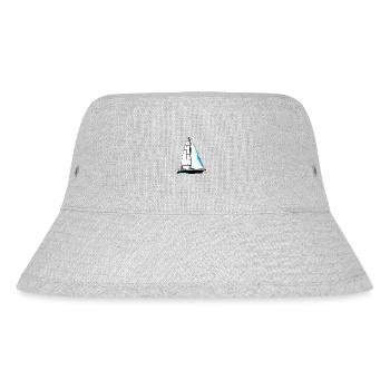 Segelsport Segelboot Segler Segelschiff Segeln - Stanley/Stella recycelter Bucket Hat - Grau meliert - Vorne