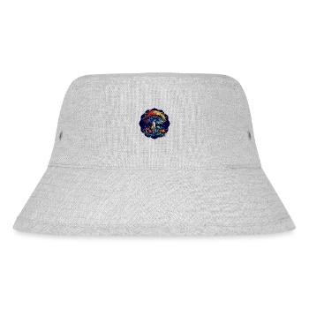 Neon - Mushrooms - Psychedelic Nature - Amanita Ma - Stanley/Stella recycelter Bucket Hat - Grau meliert - Vorne