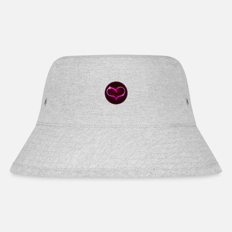 Casgelots Liebe - Stanley/Stella recycelter Bucket Hat - Grau meliert