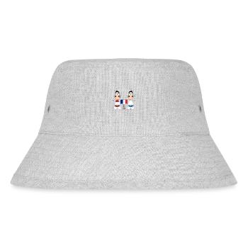 FRANKREICH - CAMARGUE - PFERDE - FRANCE - URLAUB - Stanley/Stella recycelter Bucket Hat - Grau meliert - Vorne