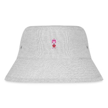EINHORN - HERZ - LIEBE - LOVE - UNICORN - Stanley/Stella recycelter Bucket Hat - Grau meliert - Vorne