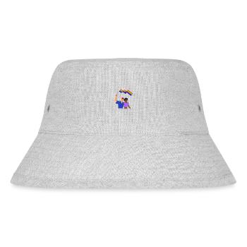 We love Pride - Stanley/Stella recycelter Bucket Hat - Grau meliert - Vorne