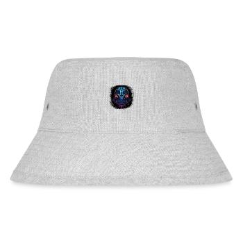 animal gift idea birthday present funny turtle - Stanley/Stella recycelter Bucket Hat - Grau meliert - Vorne