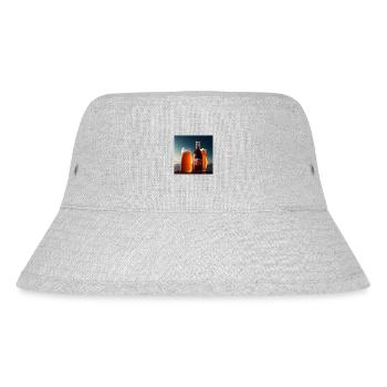 Retro Beer - Stanley/Stella Recycled Bucket Hat - heather grey - Front