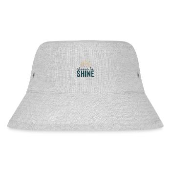Choose To Shine - Stanley/Stella recycelter Bucket Hat - Grau meliert - Vorne