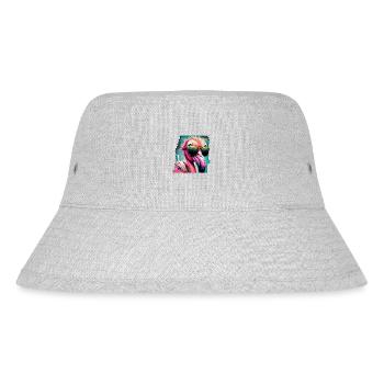 IMG 1476 - Stanley/Stella recycelter Bucket Hat - Grau meliert - Vorne