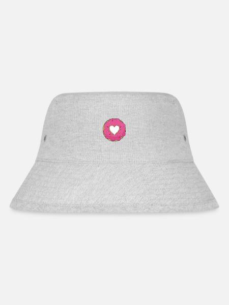 Knospe - Stanley/Stella recycelter Bucket Hat - Grau meliert