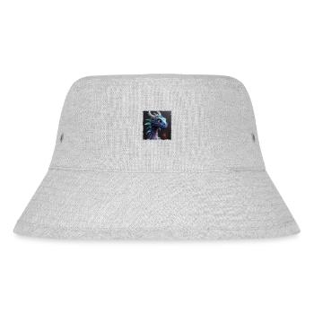 cool dragon - Stanley/Stella Recycled Bucket Hat - heather grey - Front