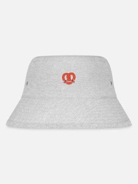 Tiger Brezel - Stanley/Stella recycelter Bucket Hat - Grau meliert