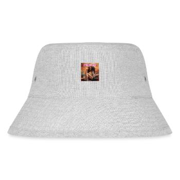 Cremiges Leben - Stanley/Stella recycelter Bucket Hat - Grau meliert - Vorne