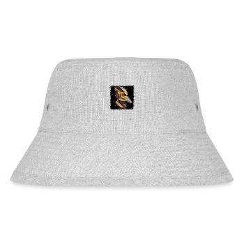 Baby Duck Happy Animal Quote Birthday Present Game - Stanley/Stella Recycled Bucket Hat - heather grey - Front