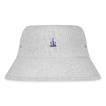 Grab 3 Kreuze - Stanley/Stella recycelter Bucket Hat - Grau meliert - Vorne