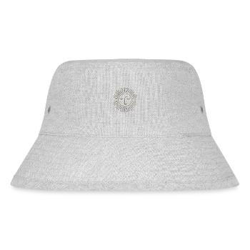 sonne gesicht yoga sonnengott liebe glück sommer - Stanley/Stella recycelter Bucket Hat - Grau meliert - Vorne