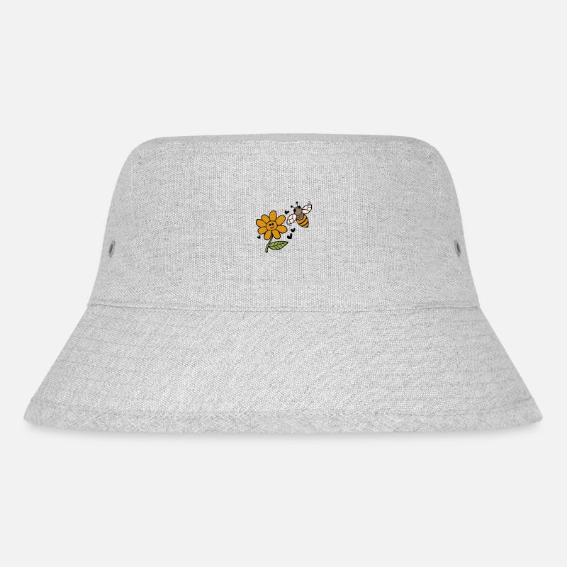 L’amour des abeilles et des fleurs - Bob recyclé Stanley/Stella - gris chiné