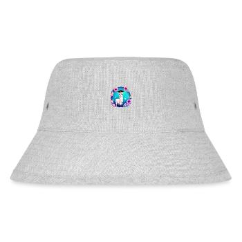 Bachelor Schulabschluss Alpaka Studium Absolvent - Stanley/Stella recycelter Bucket Hat - Grau meliert - Vorne