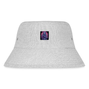 funny sayings sayings present cool badgers rodent - Stanley/Stella recycelter Bucket Hat - Grau meliert - Vorne