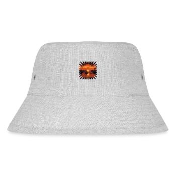 Japan sunset, Japan sunset - Stanley/Stella Recycled Bucket Hat - heather grey - Front