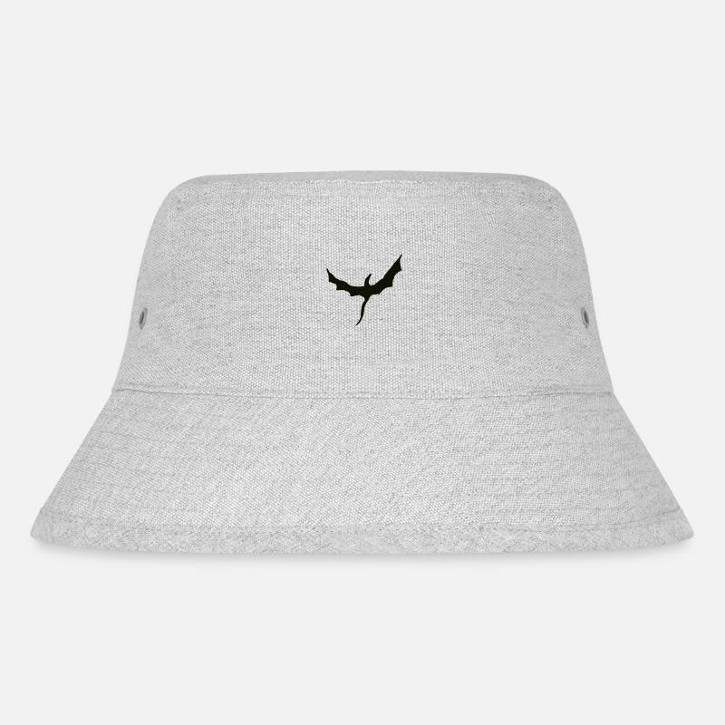 Drago the Dragon - Stanley/Stella recycelter Bucket Hat - Grau meliert