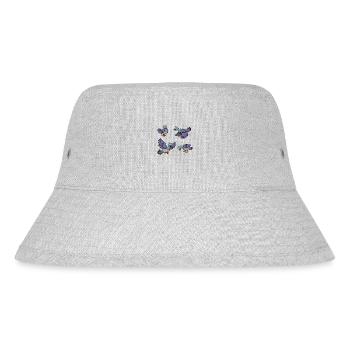 Cartoon Pigeons - Stanley/Stella Recycled Bucket Hat - heather grey - Front