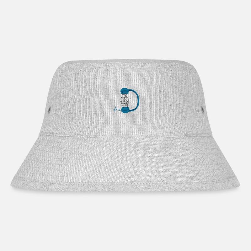 Dancing Dance Music - Stanley/Stella recycelter Bucket Hat - Grau meliert