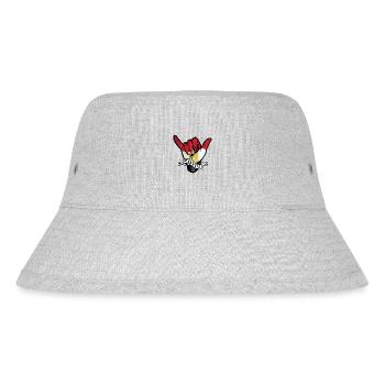 Egypt Shaka - Stanley/Stella recycelter Bucket Hat - Grau meliert - Vorne
