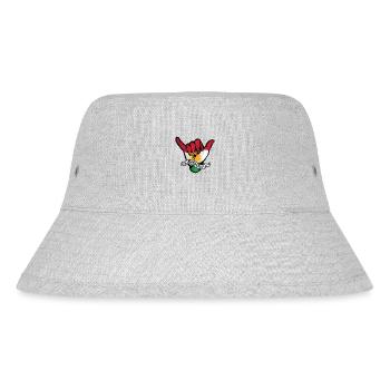 Kurdistan Shaka - Stanley/Stella Recycled Bucket Hat - heather grey - Front