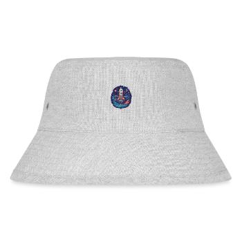 Whimsy Rocket: Galaktisches Abenteuer! - Stanley/Stella recycelter Bucket Hat - Grau meliert - Vorne