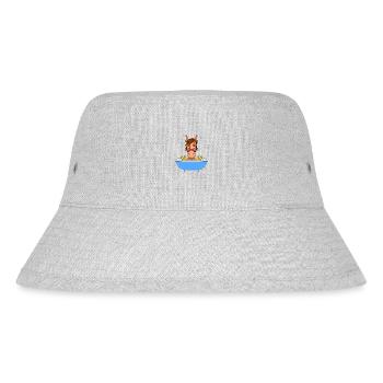 PFERD - PONY - BADEWANNE - Stanley/Stella recycelter Bucket Hat - Grau meliert - Vorne