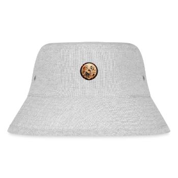 Kaffeegenuss - für jeden Koffeinjunkie - Stanley/Stella recycelter Bucket Hat - Grau meliert - Vorne