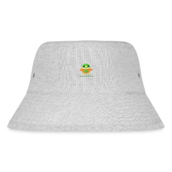 Mister Schnabelschmidt - Stanley/Stella recycelter Bucket Hat - Grau meliert - Vorne