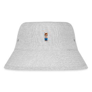 BRÄUTIGAM - PFERD - Stanley/Stella recycelter Bucket Hat - Grau meliert - Vorne