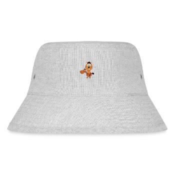 REITEN - PFERD - PONY - BIBER - OTTER - Stanley/Stella recycelter Bucket Hat - Grau meliert - Vorne