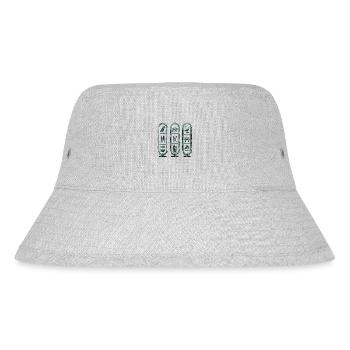 Egypt Egypt Isis Pharaohs Pharaoh Pyramid Africa - Stanley/Stella Recycled Bucket Hat - heather grey - Front