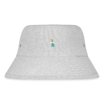 KITE - ENTE - Stanley/Stella recycelter Bucket Hat - Grau meliert - Vorne