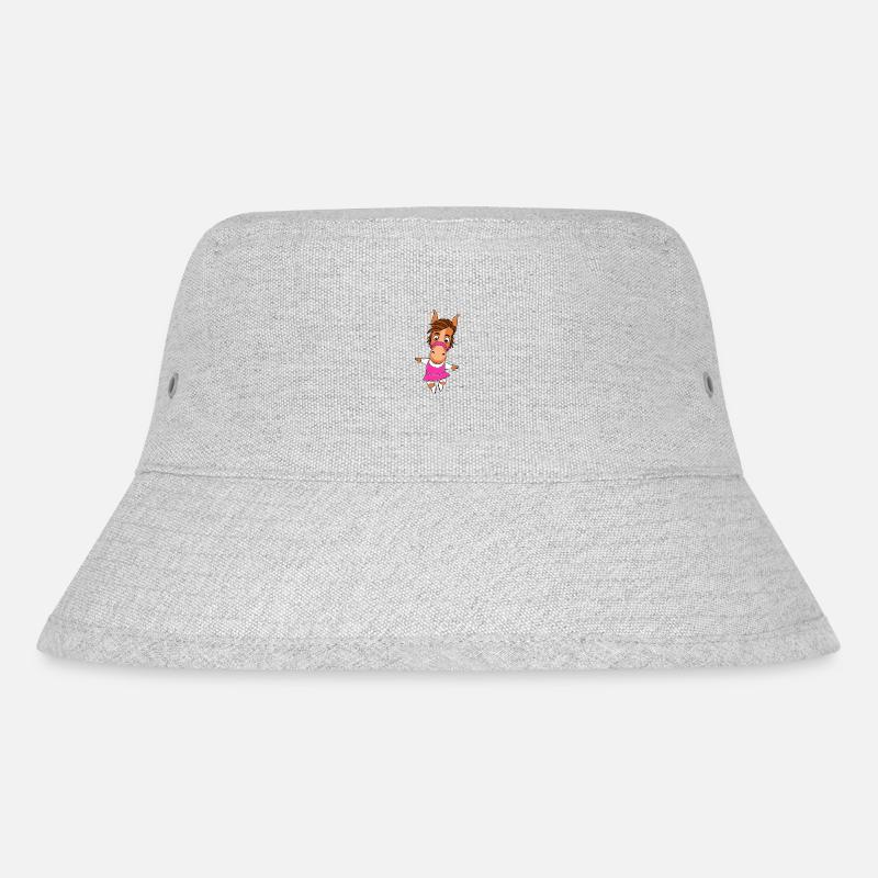 PFERD - TÄNZERIN - Stanley/Stella recycelter Bucket Hat - Grau meliert