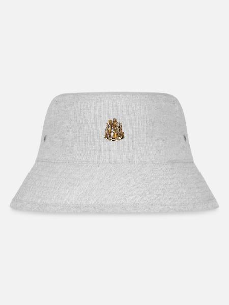 Könige und Göttinnen des Schachbretts - Stanley/Stella recycelter Bucket Hat - Grau meliert