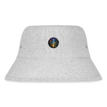 Urban Neon Adventure: Discover the Neon Jungle - Stanley/Stella Recycled Bucket Hat - heather grey - Front