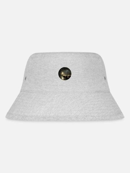 Melancholie der Stadt: Poetischer Blick - Stanley/Stella recycelter Bucket Hat - Grau meliert