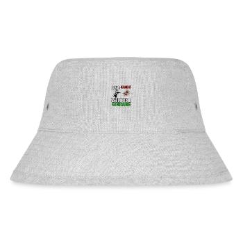 Welcome Genesung Colour - Stanley/Stella recycelter Bucket Hat - Grau meliert - Vorne