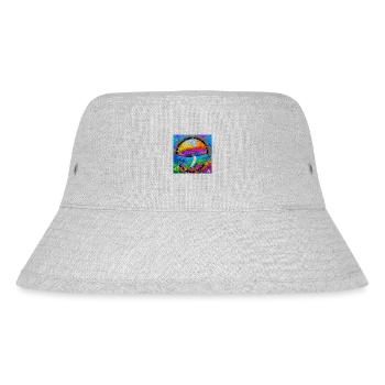 Magic mushroom - Stanley/Stella Recycled Bucket Hat - heather grey - Front